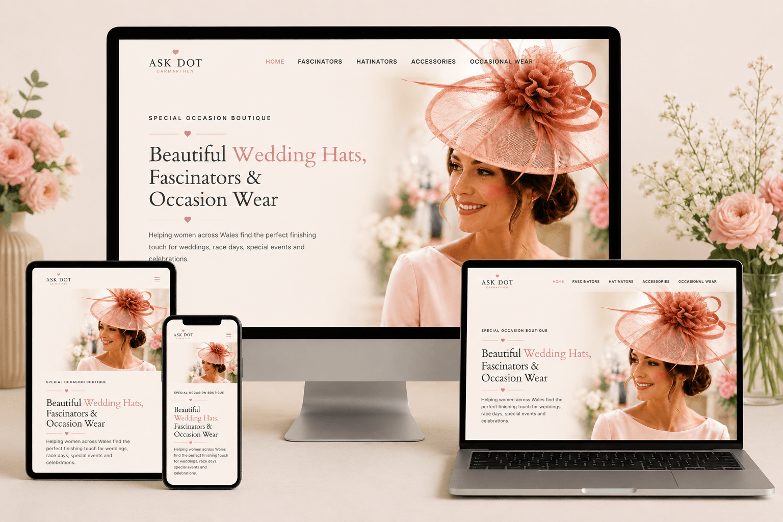 Website design project by Amaria Digital