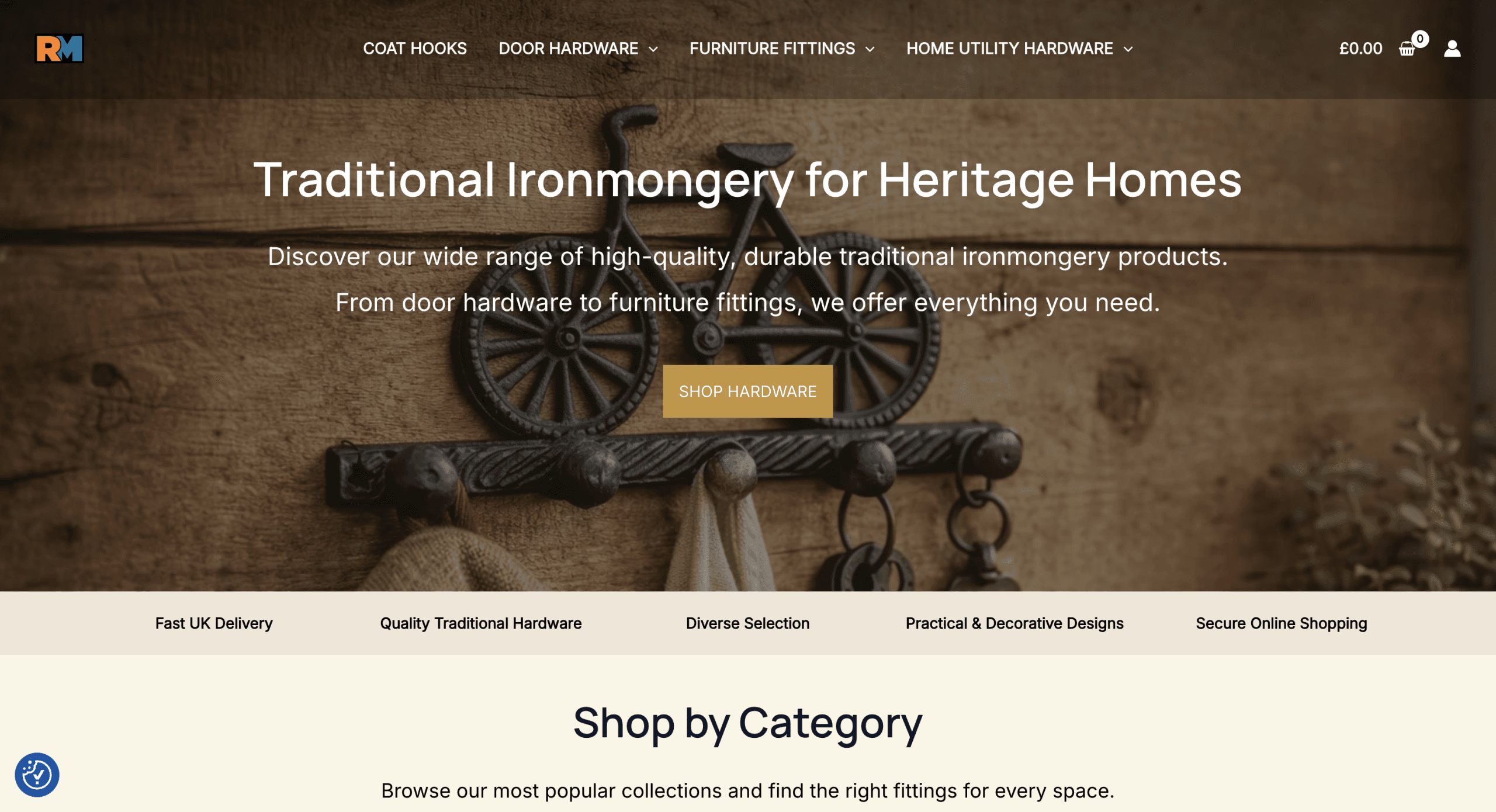 Ecommerce website design by Amaria Digital